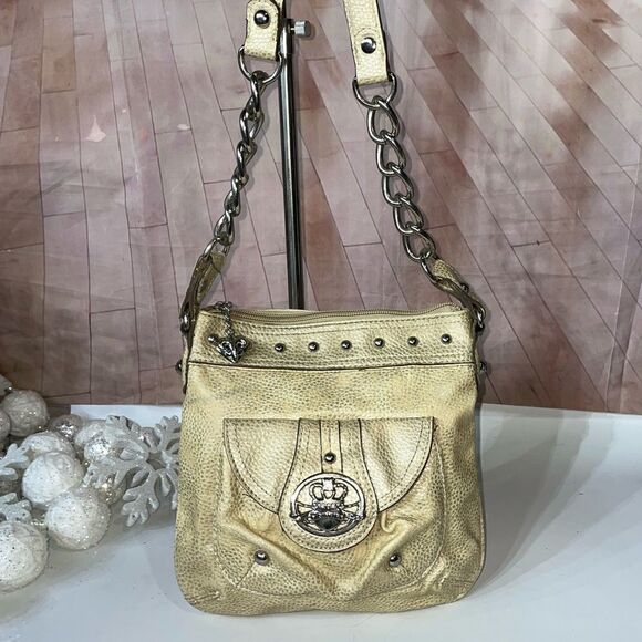 Kathy Van Zeeland Crossbody Gold Small - Picture 1 of 8